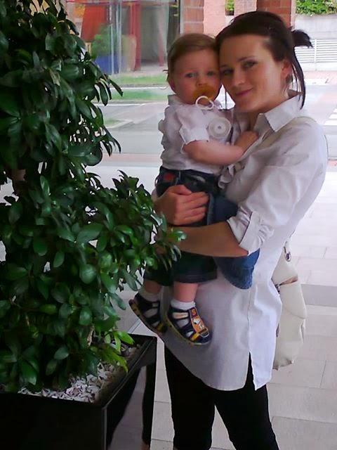 Anamaria con Sebastian