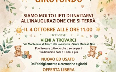 Inaugurazione dello “Spazio Girotondo”: articoli e abbigliamento per la prima infanzia