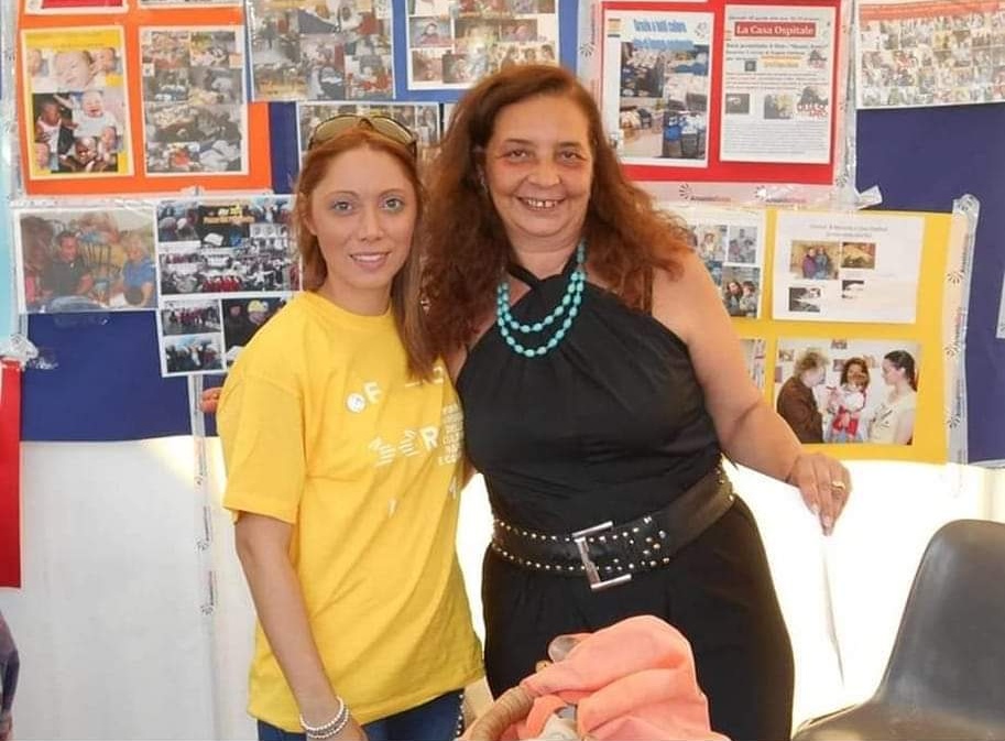 Valentina con la piccola Annastella